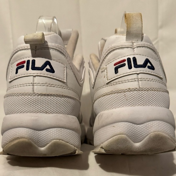 FILA Disruptor II Woman’s Sneaker Sz 9M Leather Old School Chunky Platform EUC - Picture 3 of 9